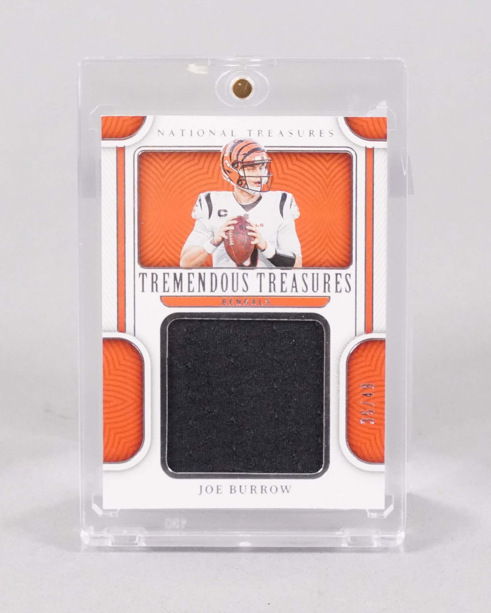Joe Burrow relic card 5/49 (1 of 9)