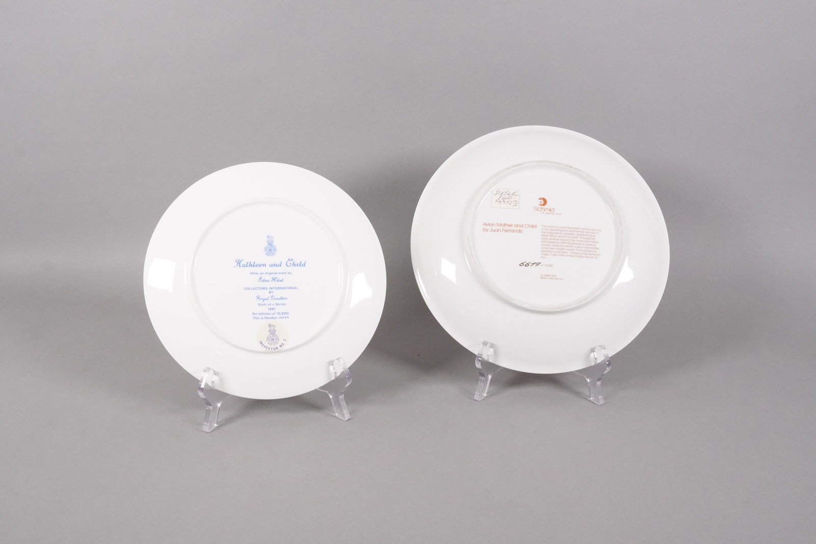 Lots estate plates. - 4