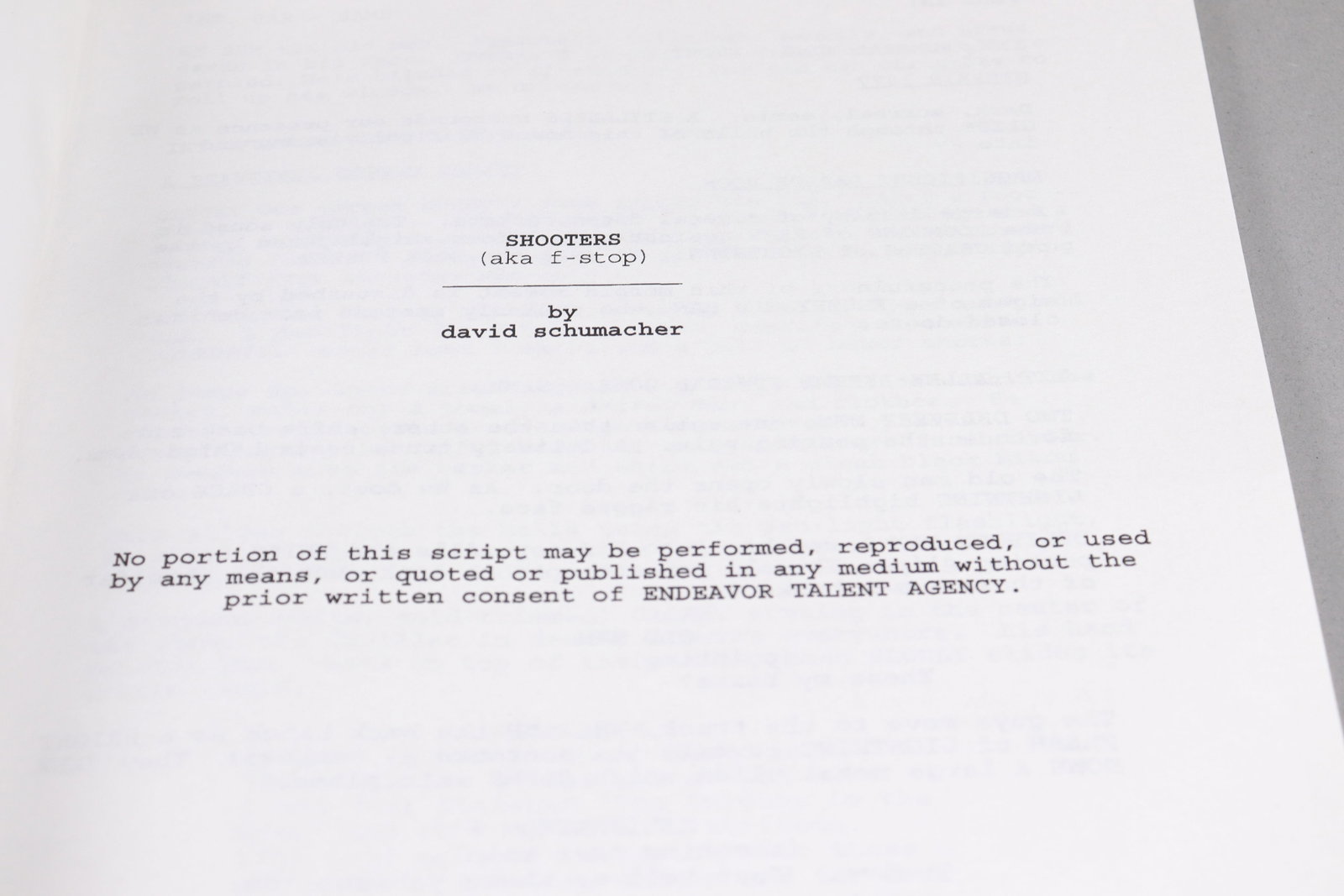 Lots vintage movie scripts - 5