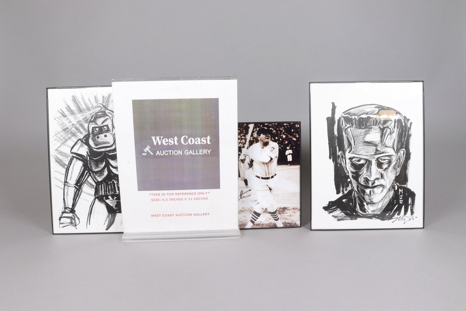 3 estate items signed - 2