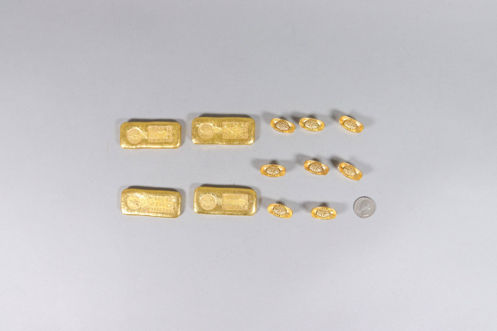 Lots ingots ungraded - 2