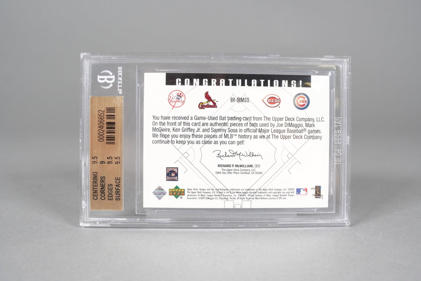 2 vintage baseball cards. - 3