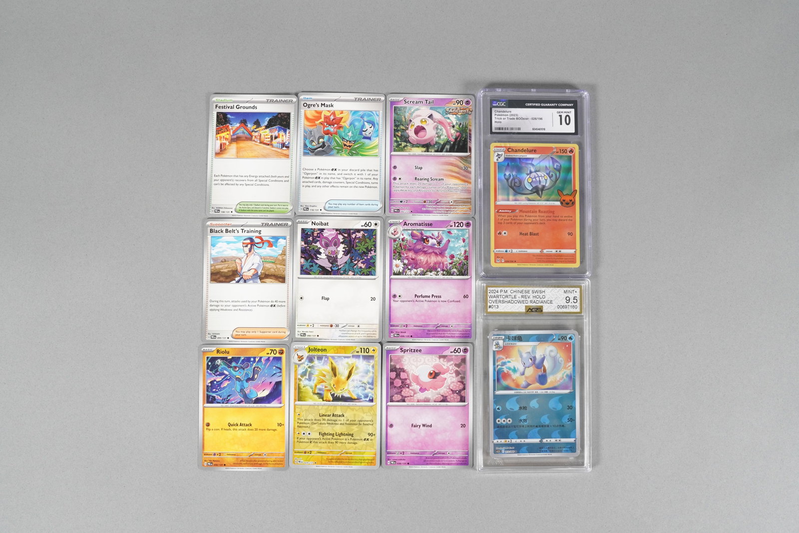 Lots Pokemon cards: Lots Pokemon cards, two were graded.