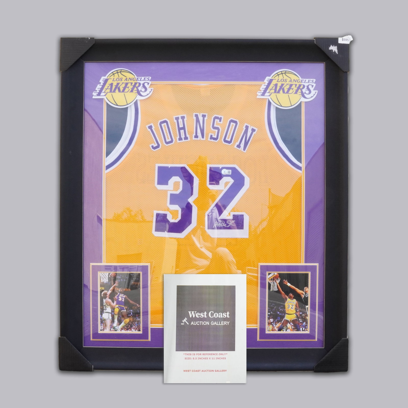 Magic Johnson signed jersey - 2
