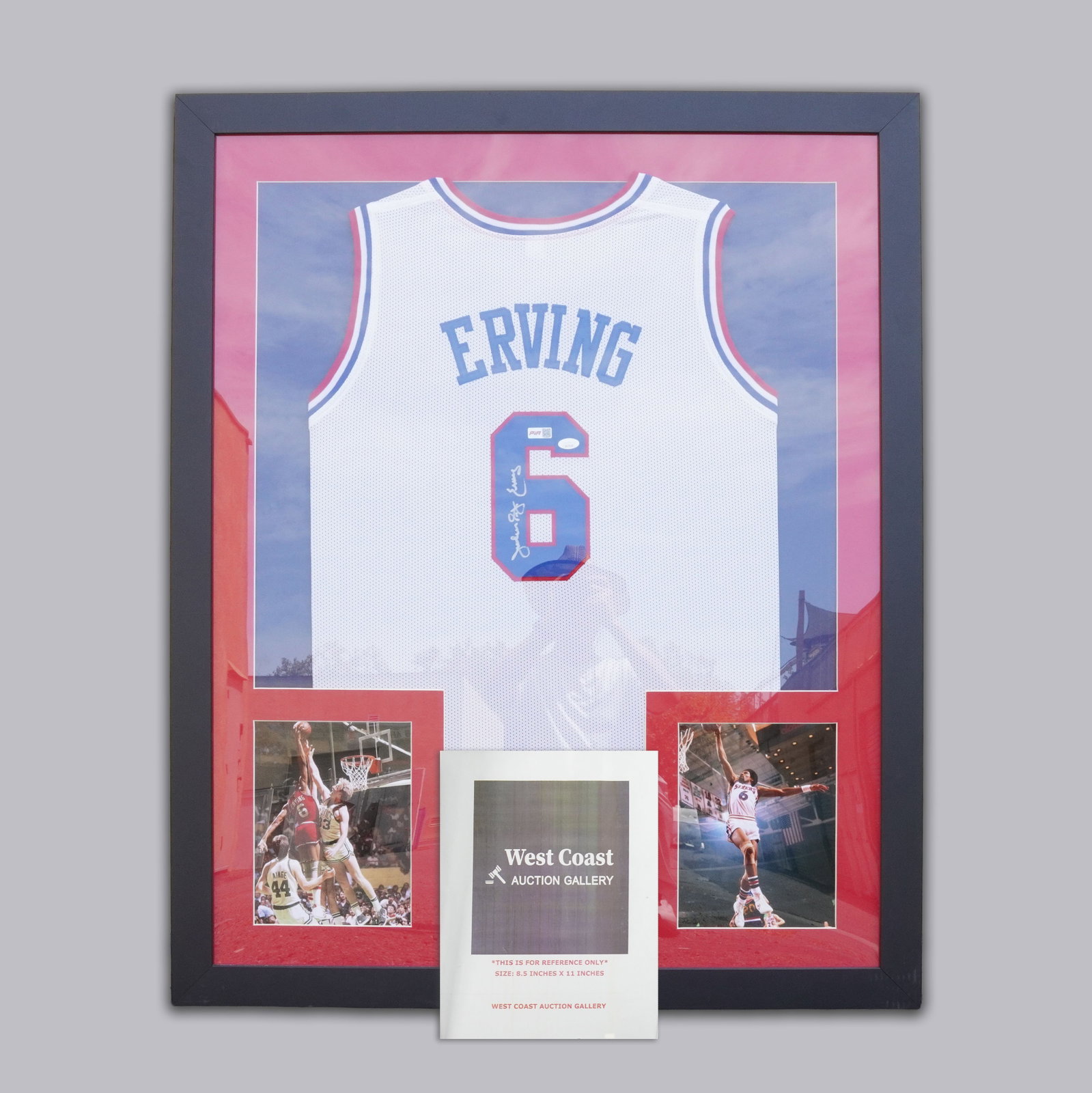Julius Erving signed jersey - 2