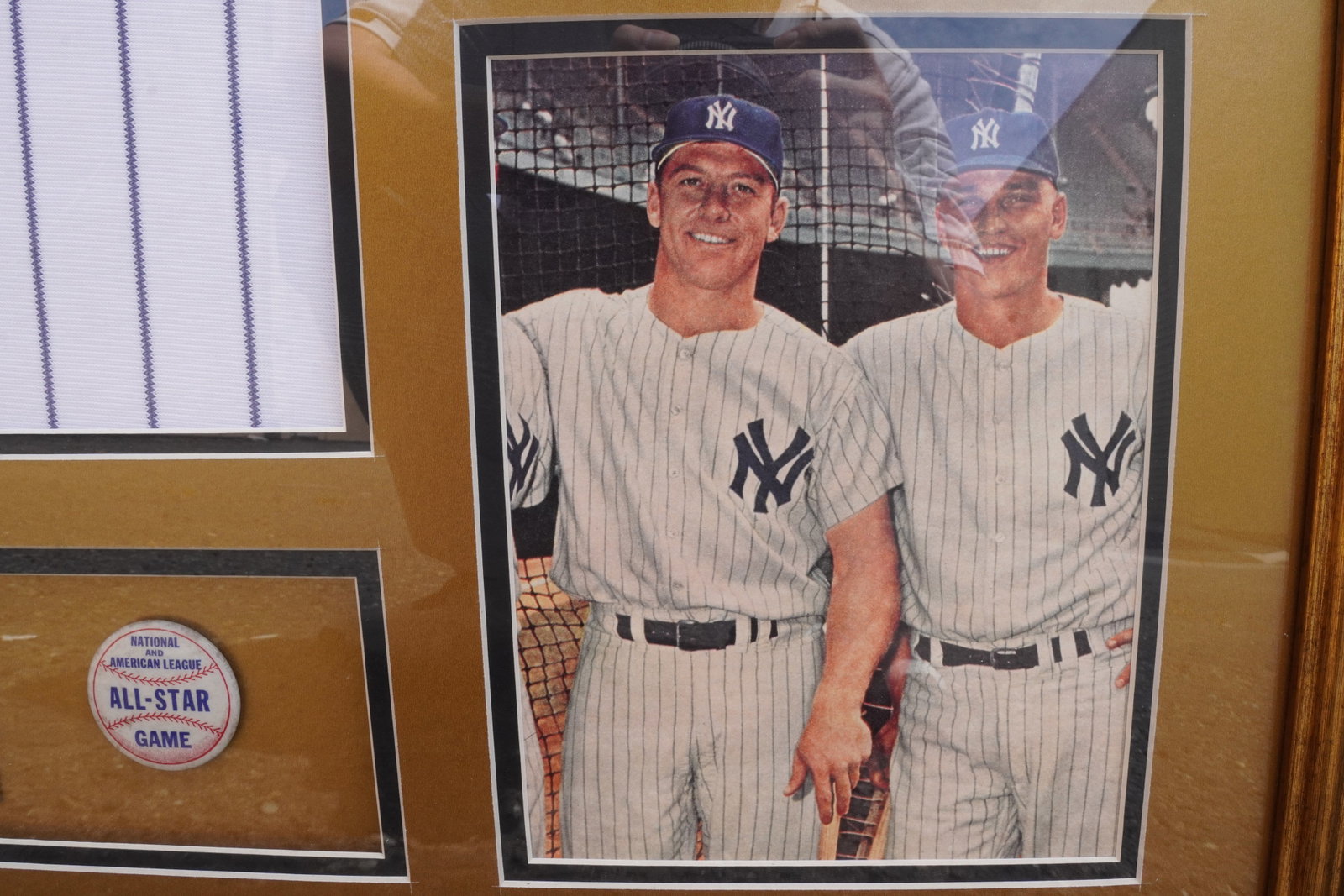 Mickey Mantle signed item framed - 5