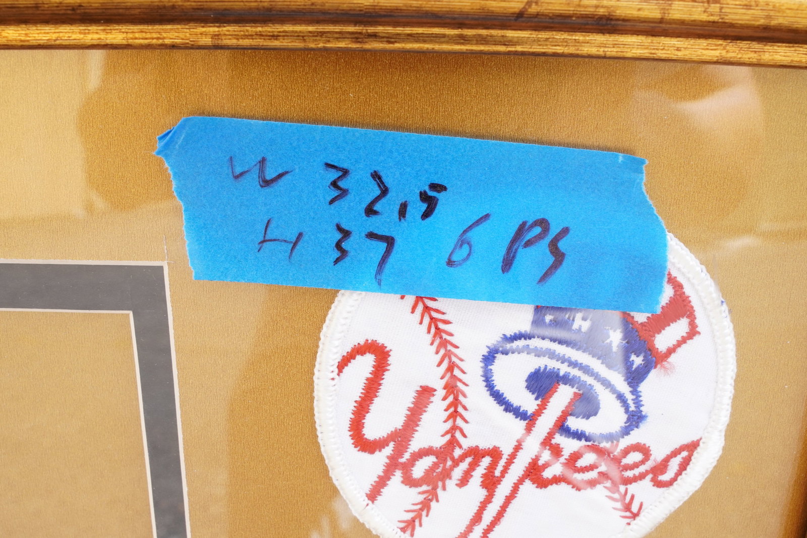 Mickey Mantle signed item framed - 8