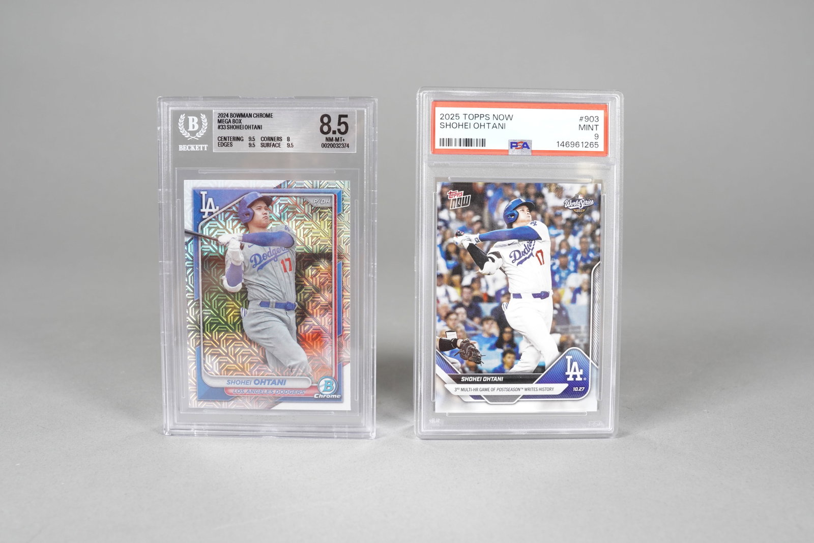 Lots Shohei Ohtani graded card: Lots Shohei Ohtani graded cards, PSA and Beckett.