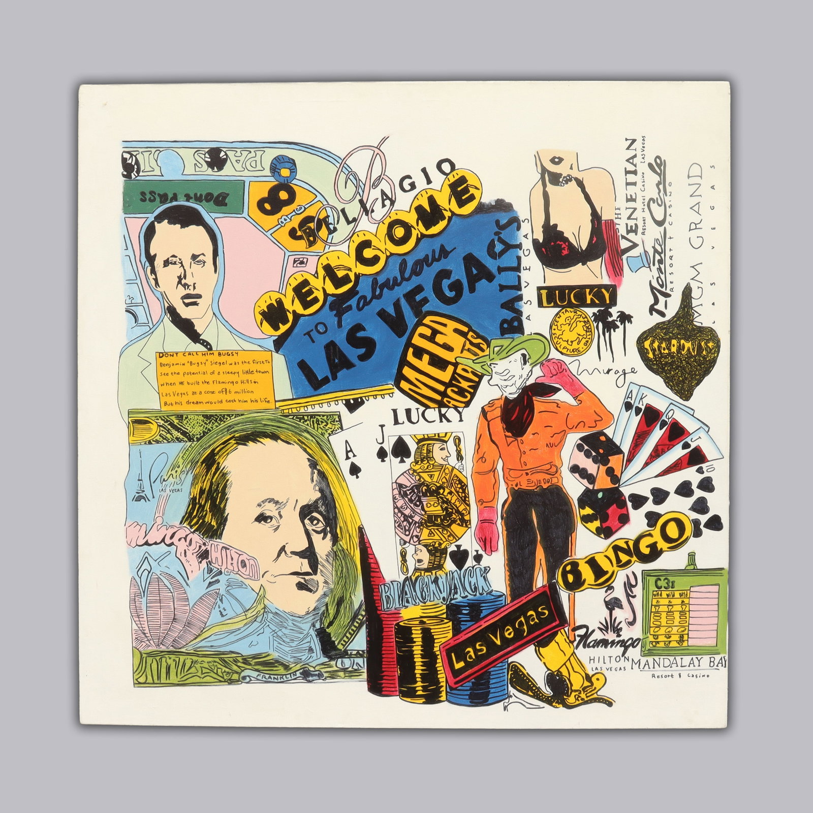 Steve Kaufman original screenprint signed (1 of 8)