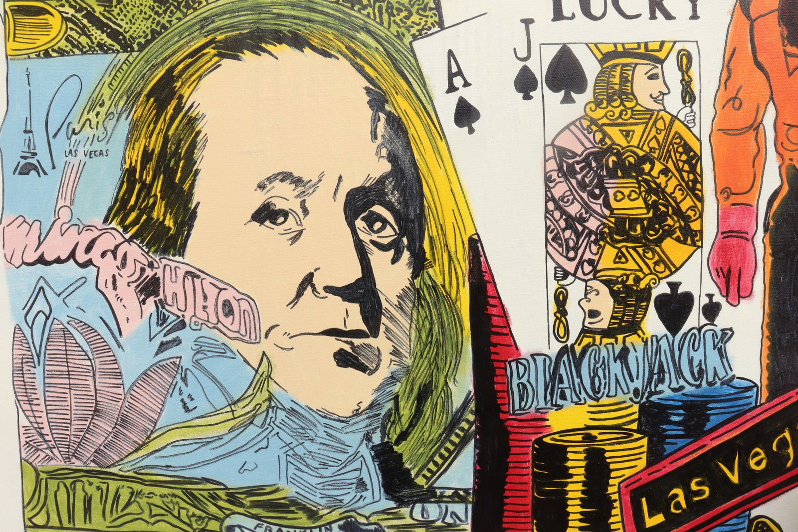 Steve Kaufman original screenprint signed - 5