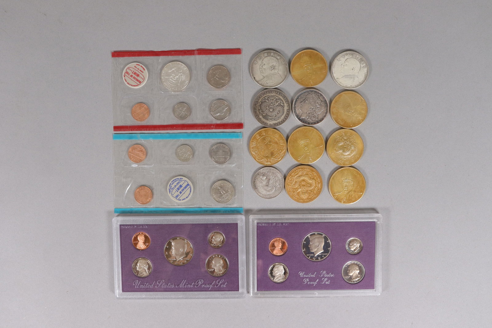 Lots estate coins ungraded: Lots estate coins ungraded. We do no guarantee its material, age, engraving and carvings, and weight. All sales are final, no return. We have not test the items. Condition selling it as is. Please
