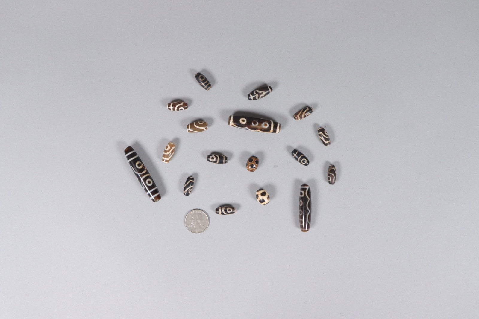 Lots Tibetan dzi beads - 2