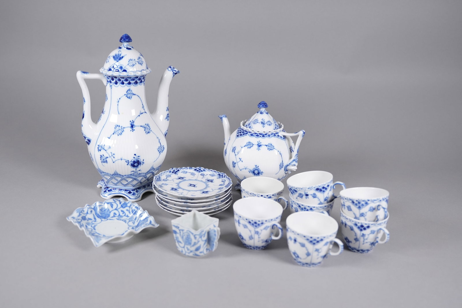 Lots vintage Royal Copenhagen porcelains: Lots vintage Royal Copenhagen, made in Denmark. Largest H: 11.6" x W: 7.1."