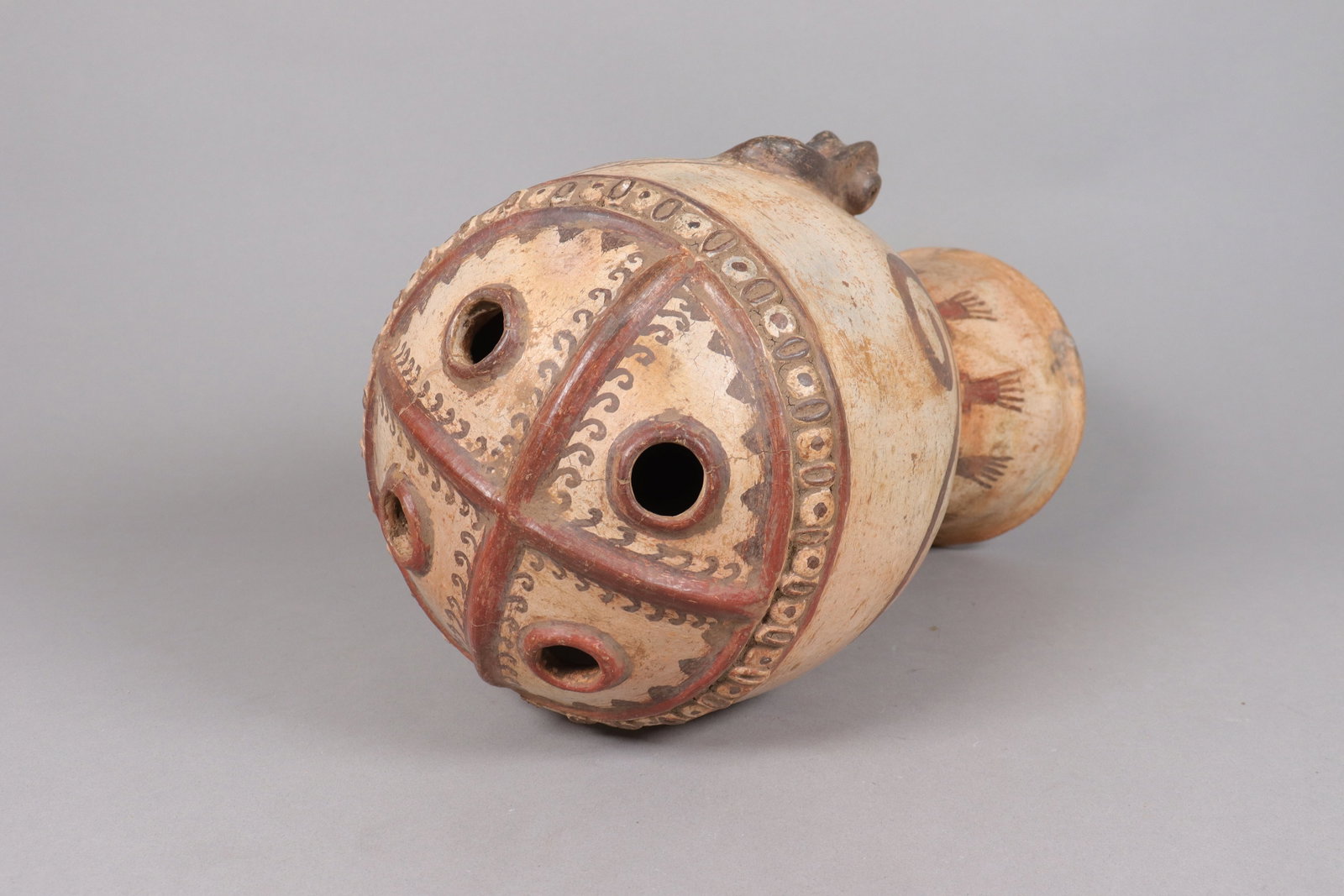 Pre-Columbian ceramic bust figure - 7