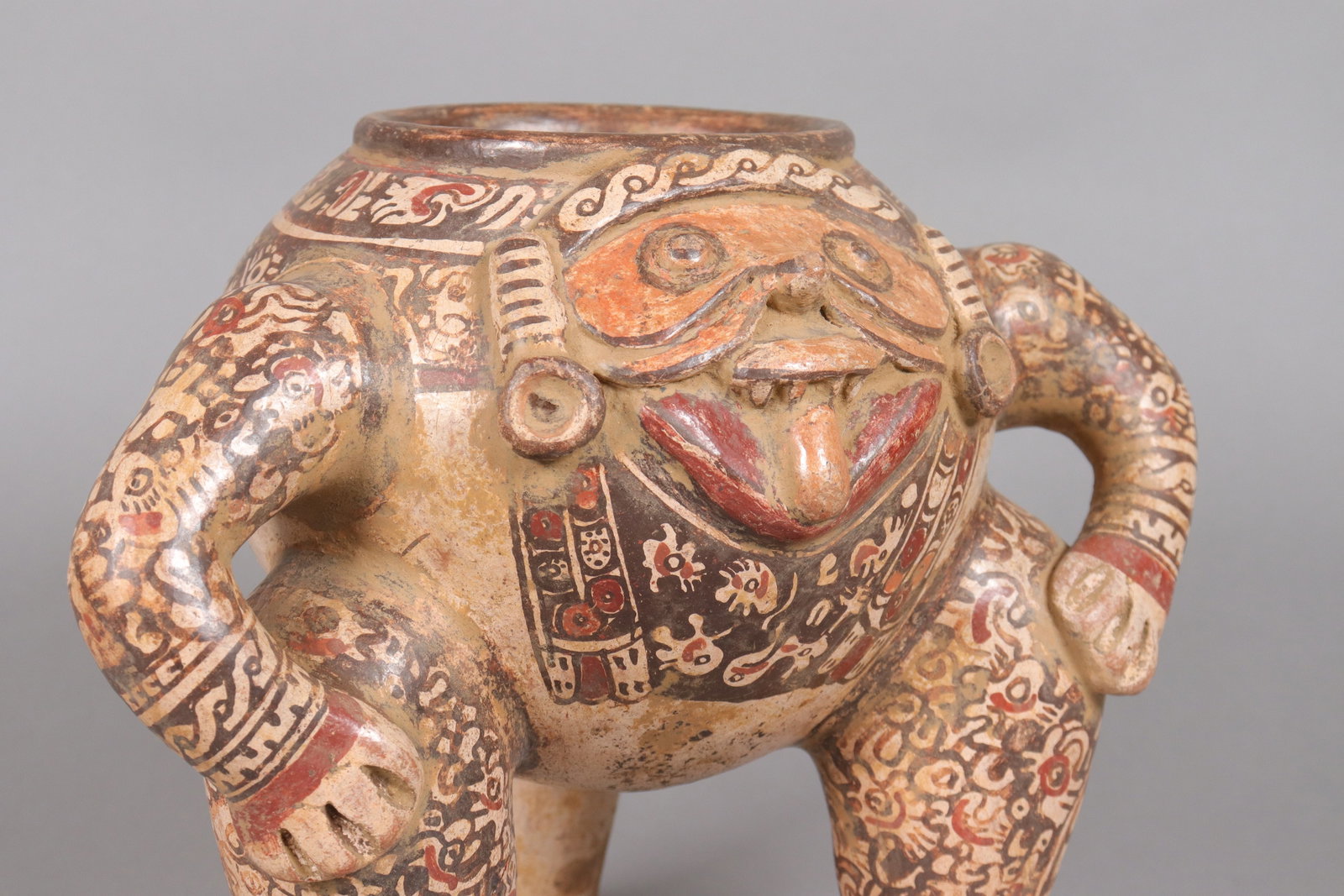 Important Pre-Columbian large pot - 3