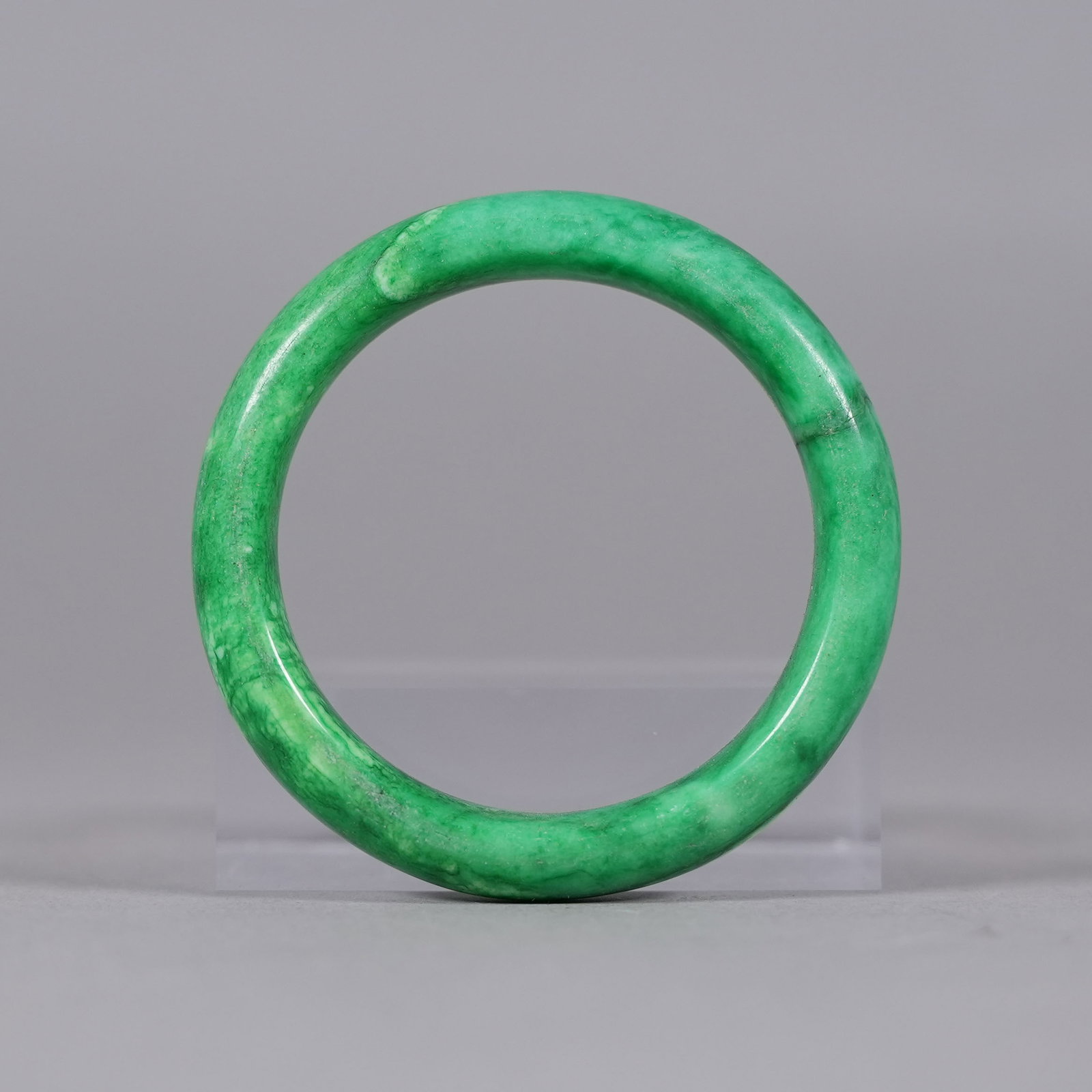 Lots Chinese apple green bangles - 4