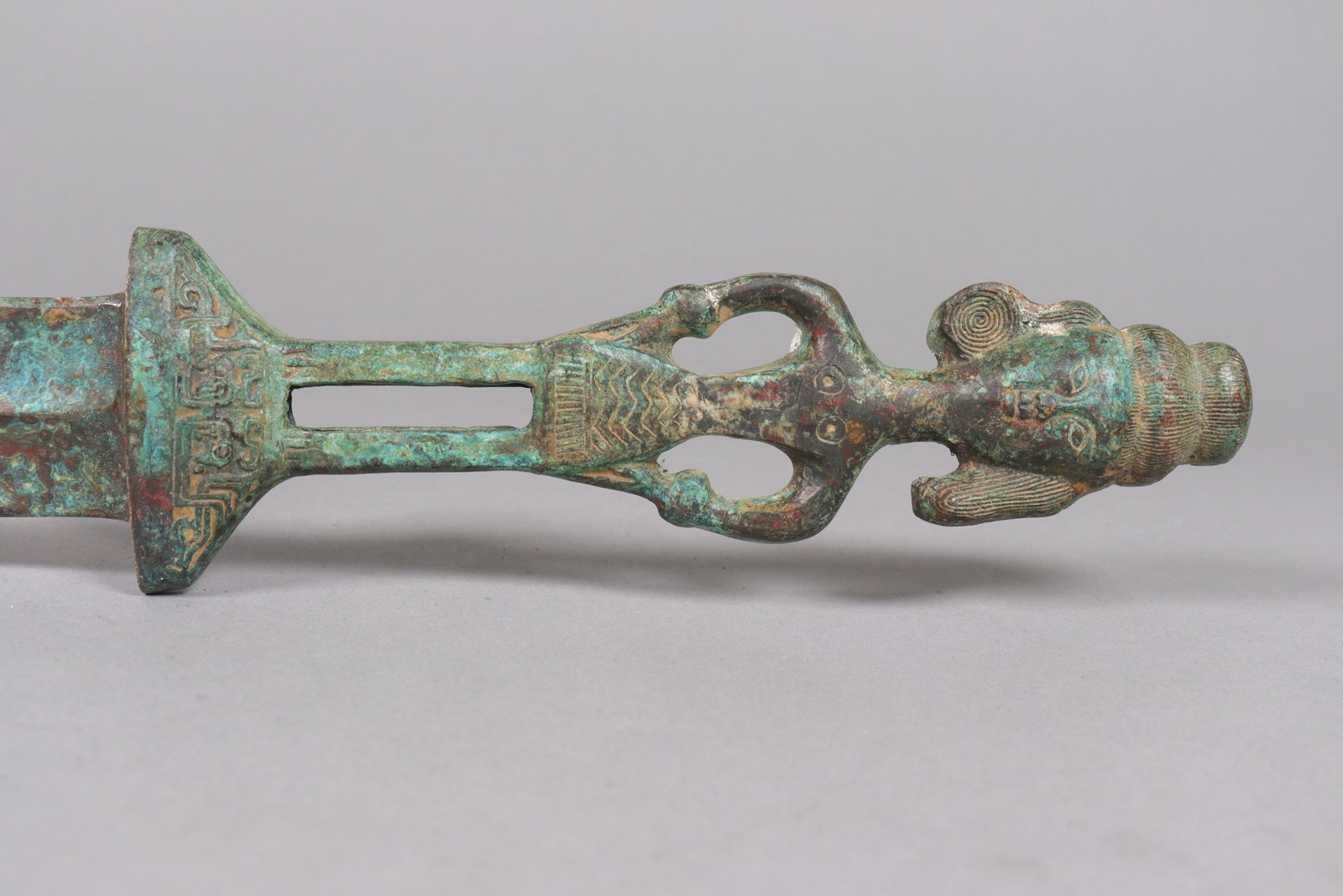 Lots Chinese bronze sword - 3