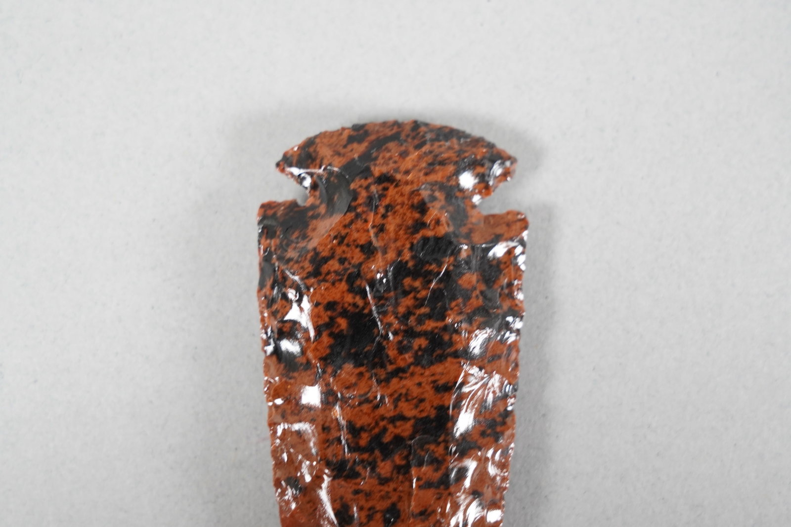 An estate obsidian spearhead - 4
