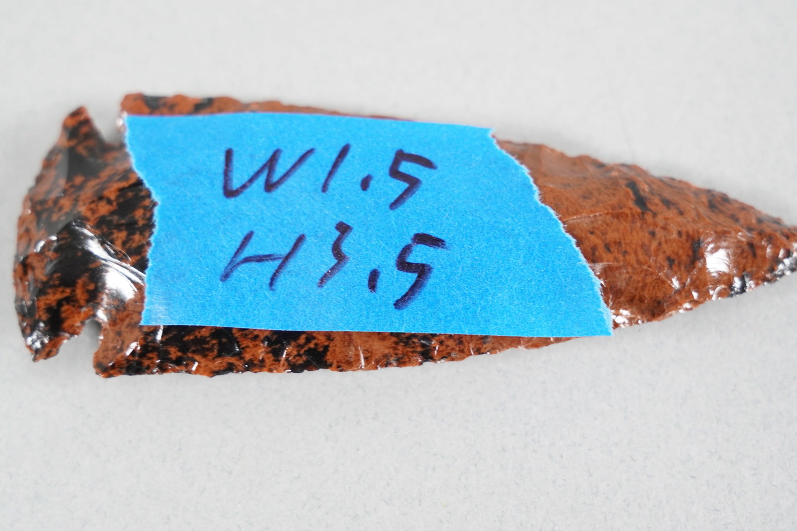 An estate obsidian spearhead - 6