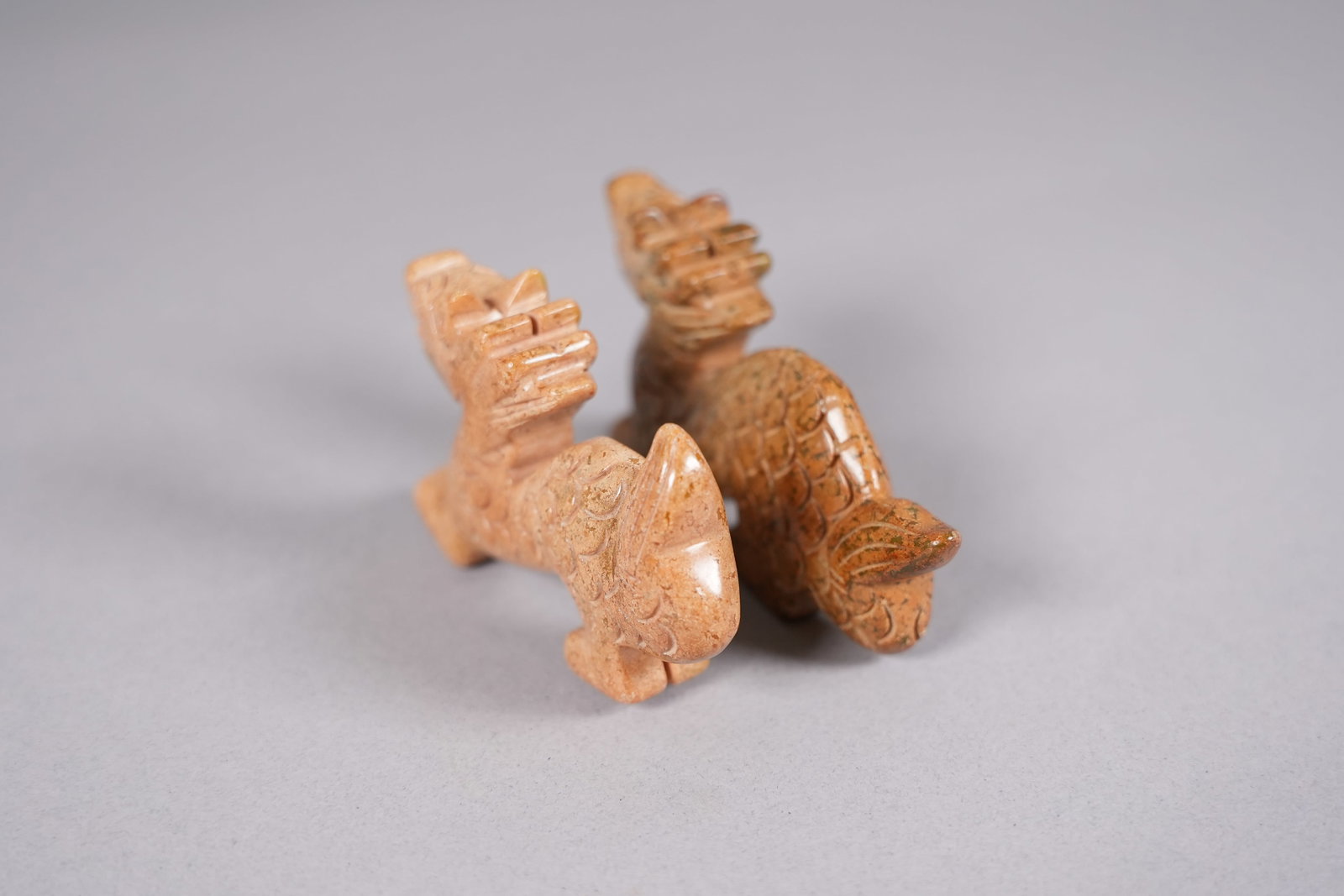 2 Chinese large jade beasts - 4