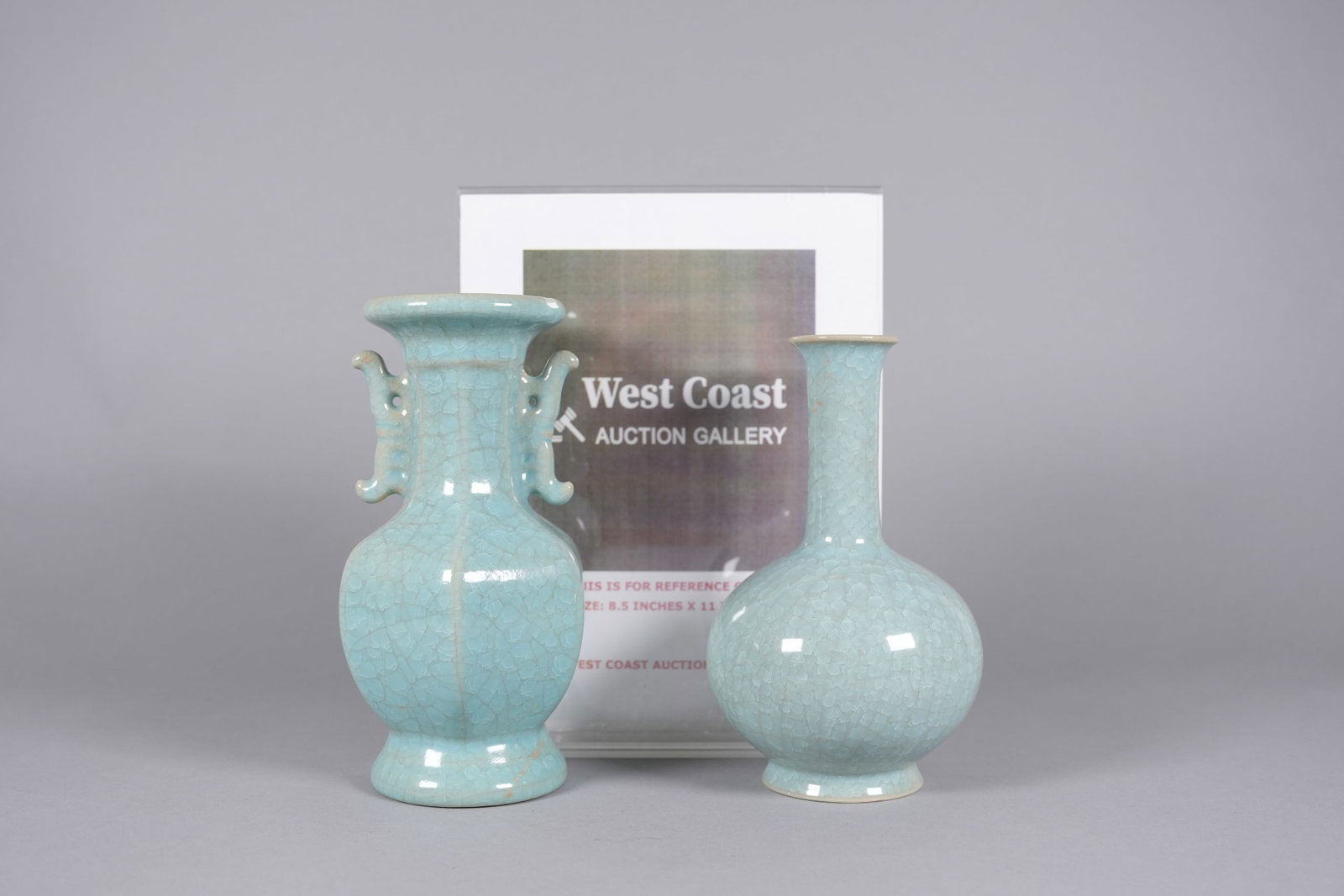 2 Chinese celadon vase - 2