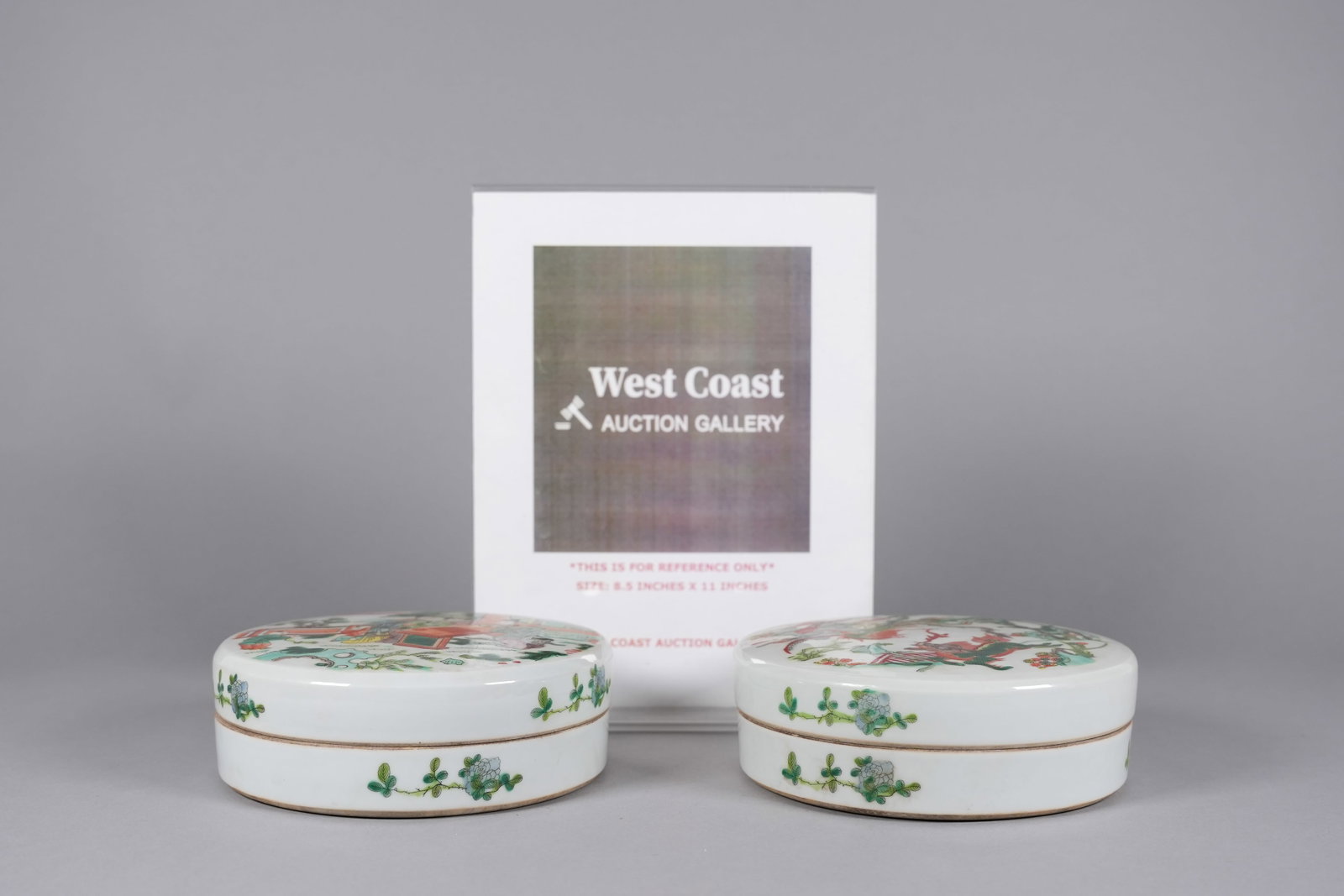 2 Chinese round porcelain box - 2