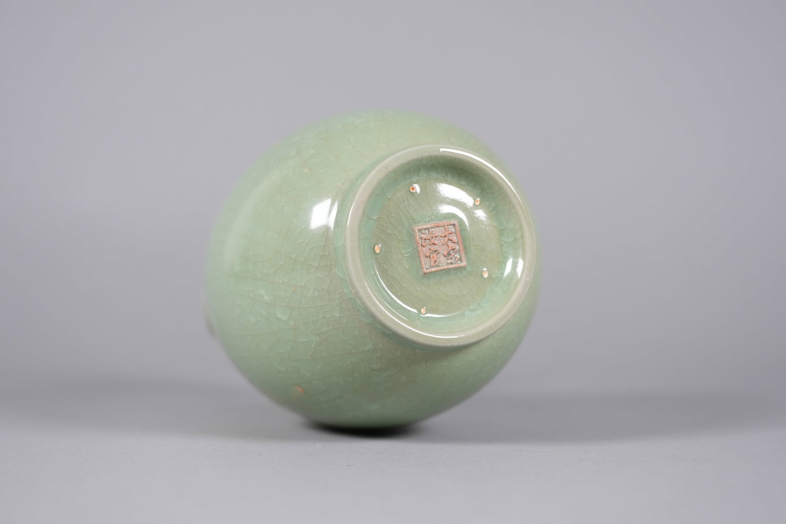 2 Chinese fine celadon vase - 4