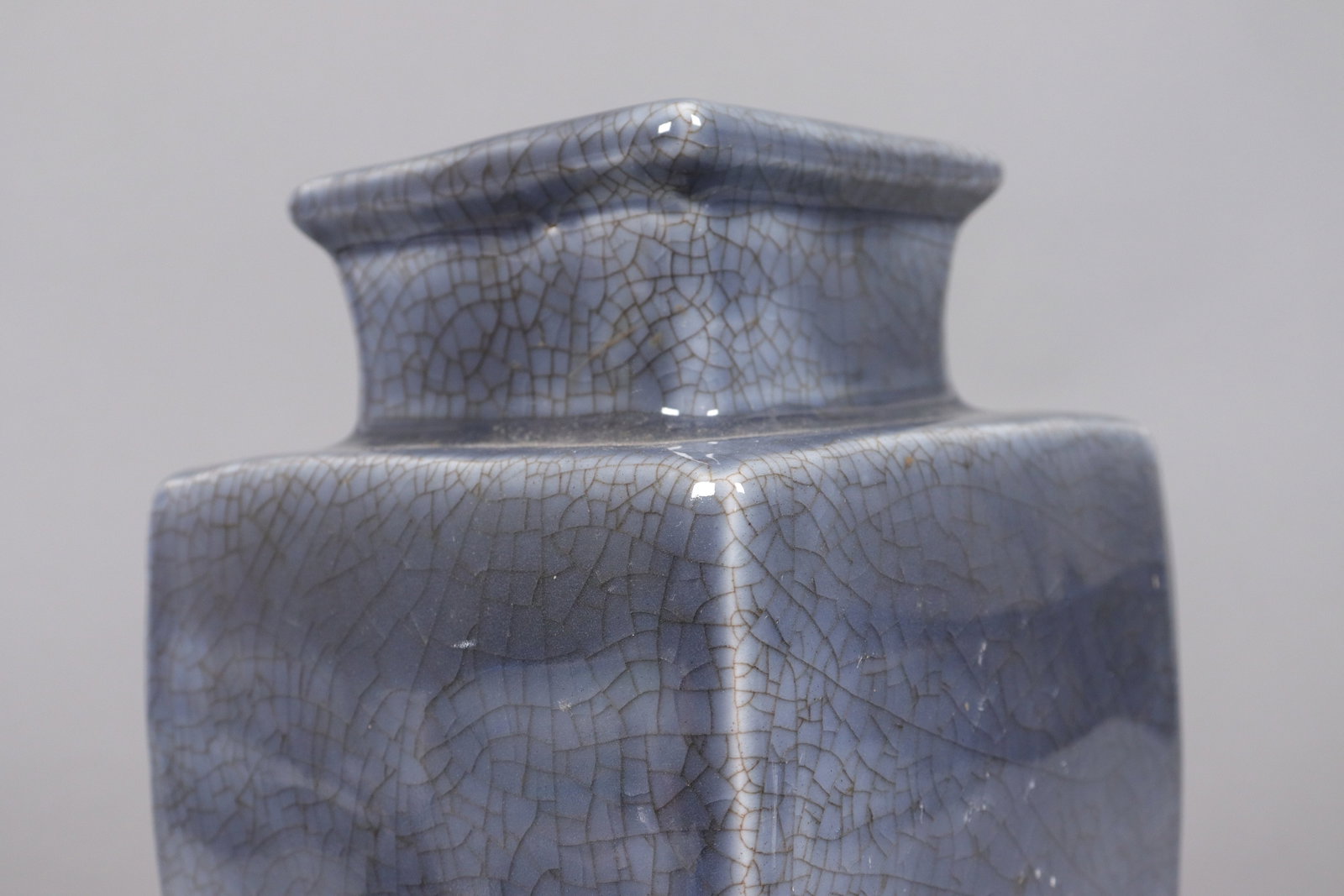 Chinese fine crackled vase - 5
