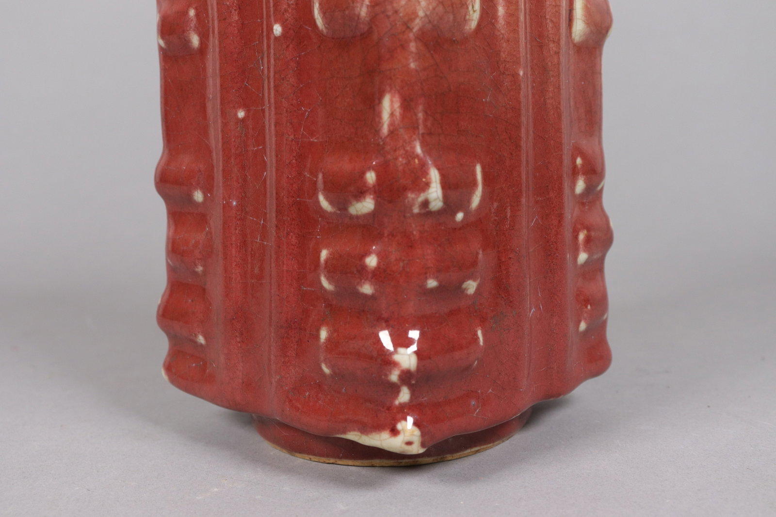 Chinese antique square vase - 6