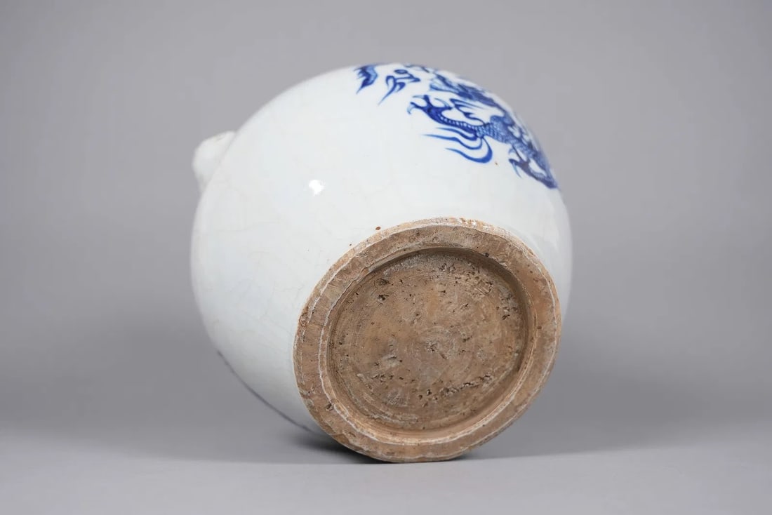Chinese fine crackled jar - 4