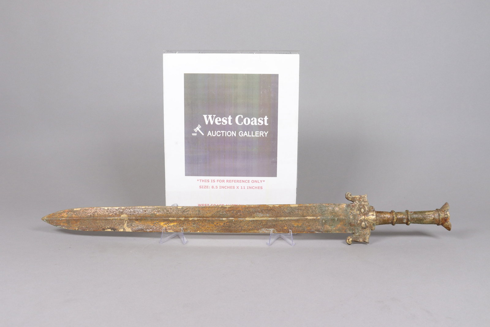 Chinese long bronze sword - 2