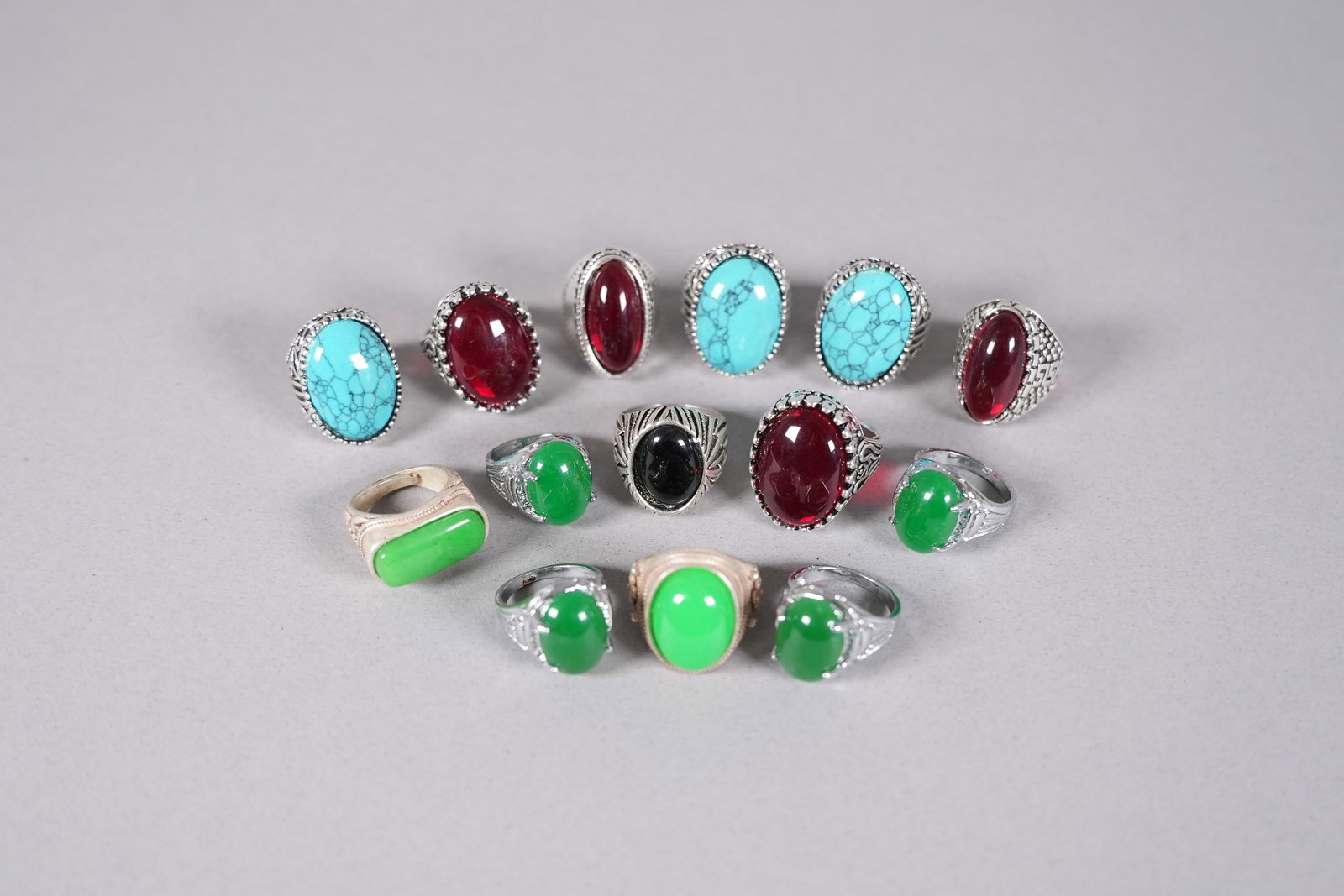 Lots Chinese jewelry rings: Lots Chinese jewelry rings.