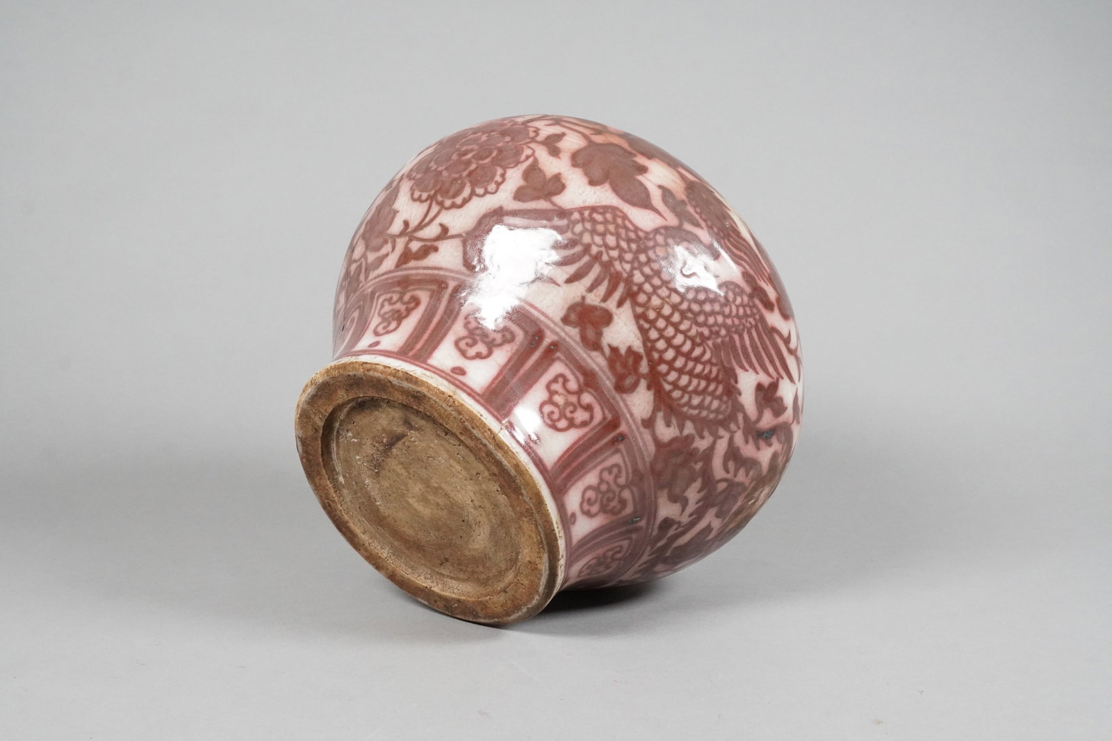Chinese fine copper red jar - 4