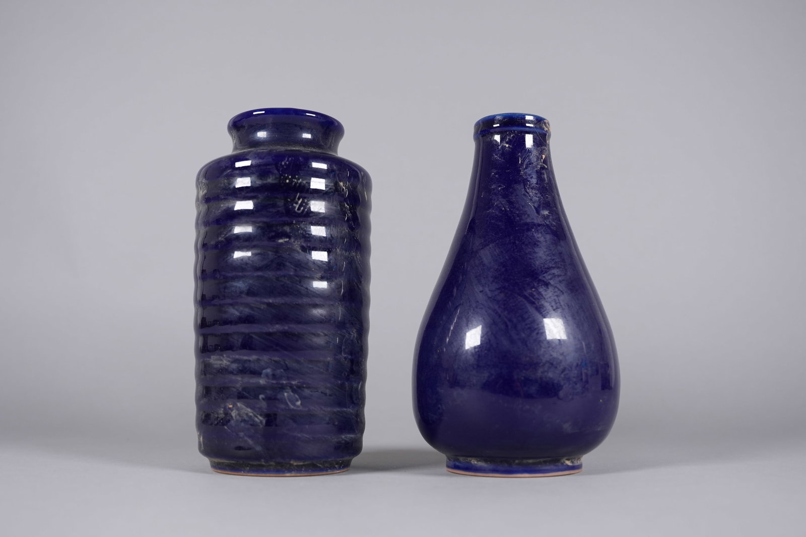 2 Chinese fine porcelains: 2 Chinese fine porcelains, largest H: 8.5" x W: 4.2."