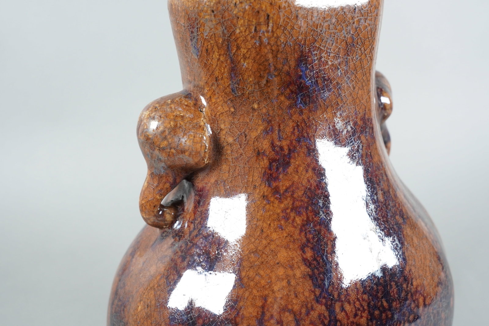 Chinese fine handled vase - 5