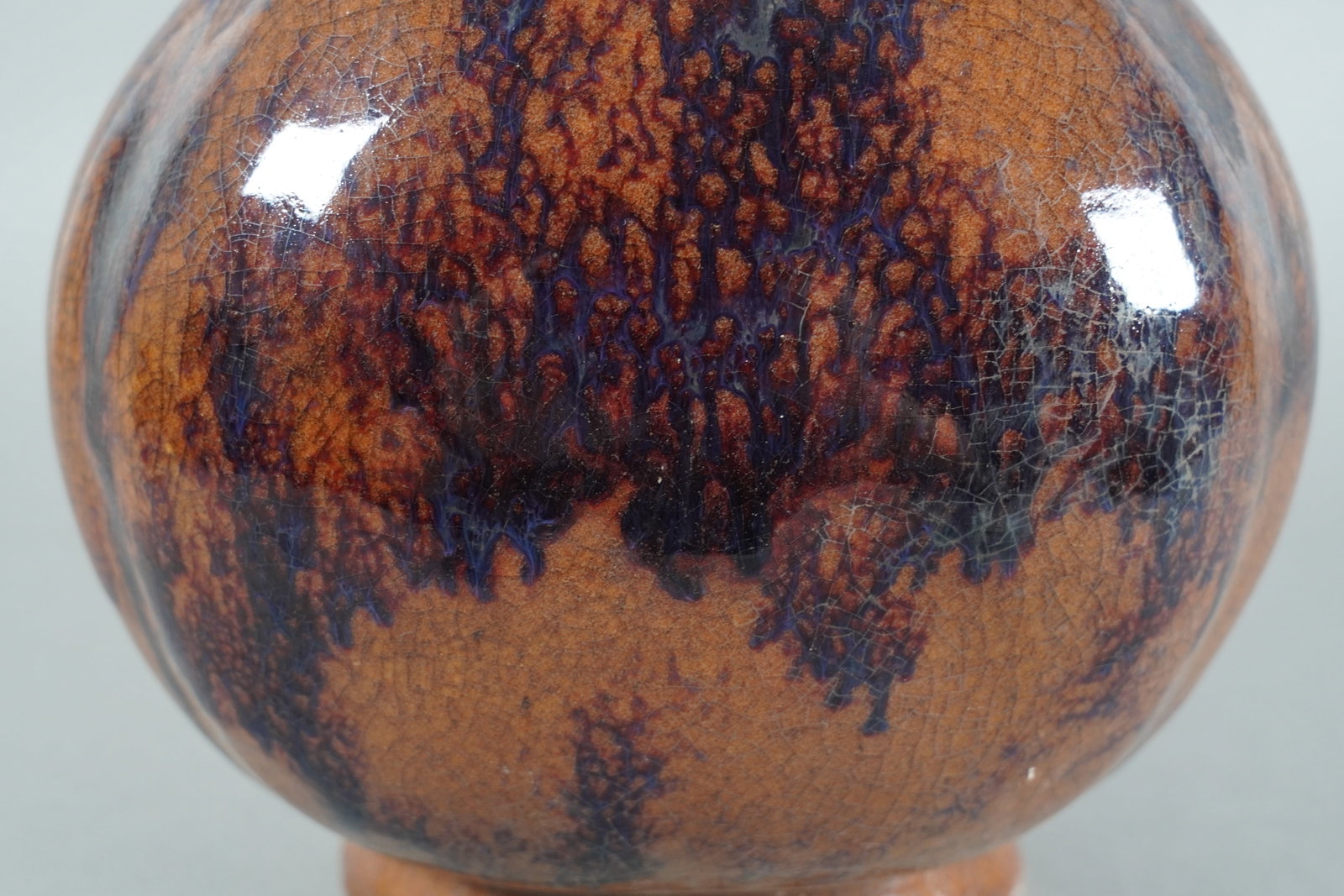 Chinese fine handled vase - 6