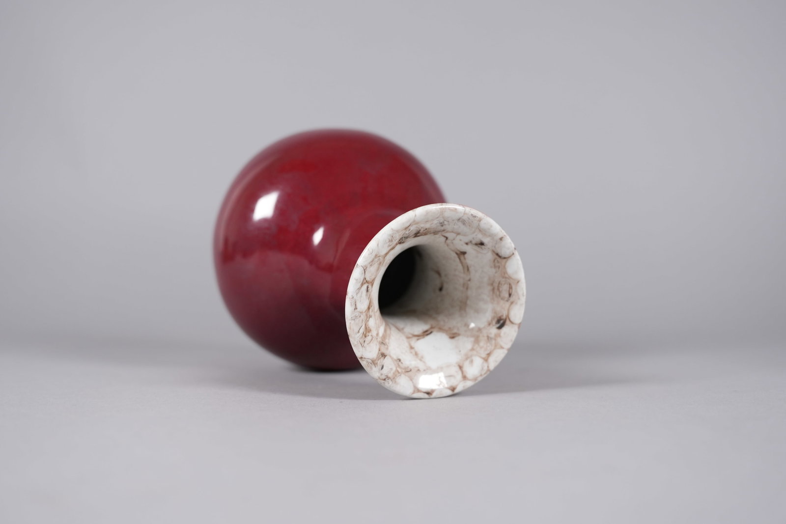 2 Chinese fine red vase - 3