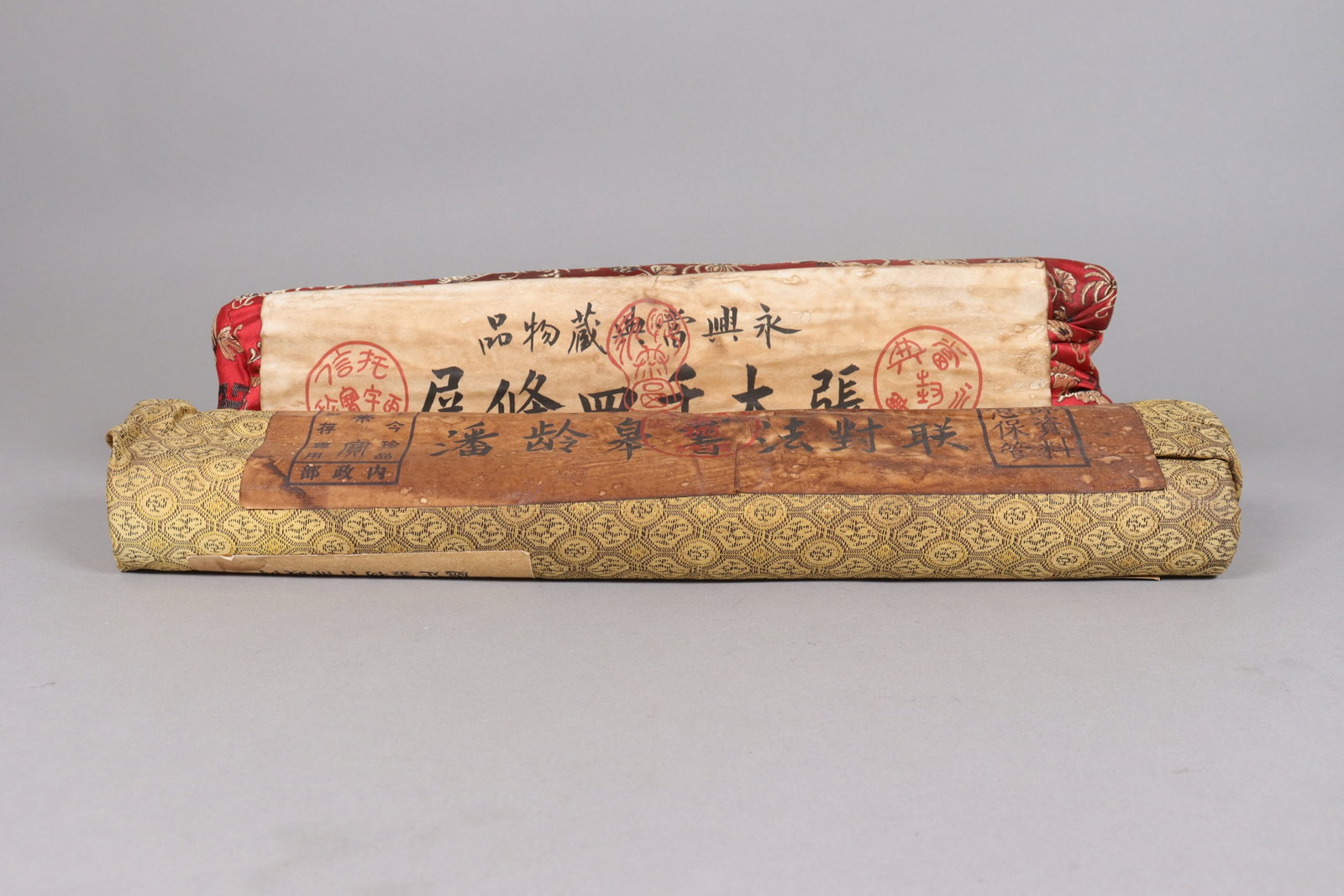 Lots Chinese heavy art scrolls sealed: Lots Chinese heavy art scrolls sealed.