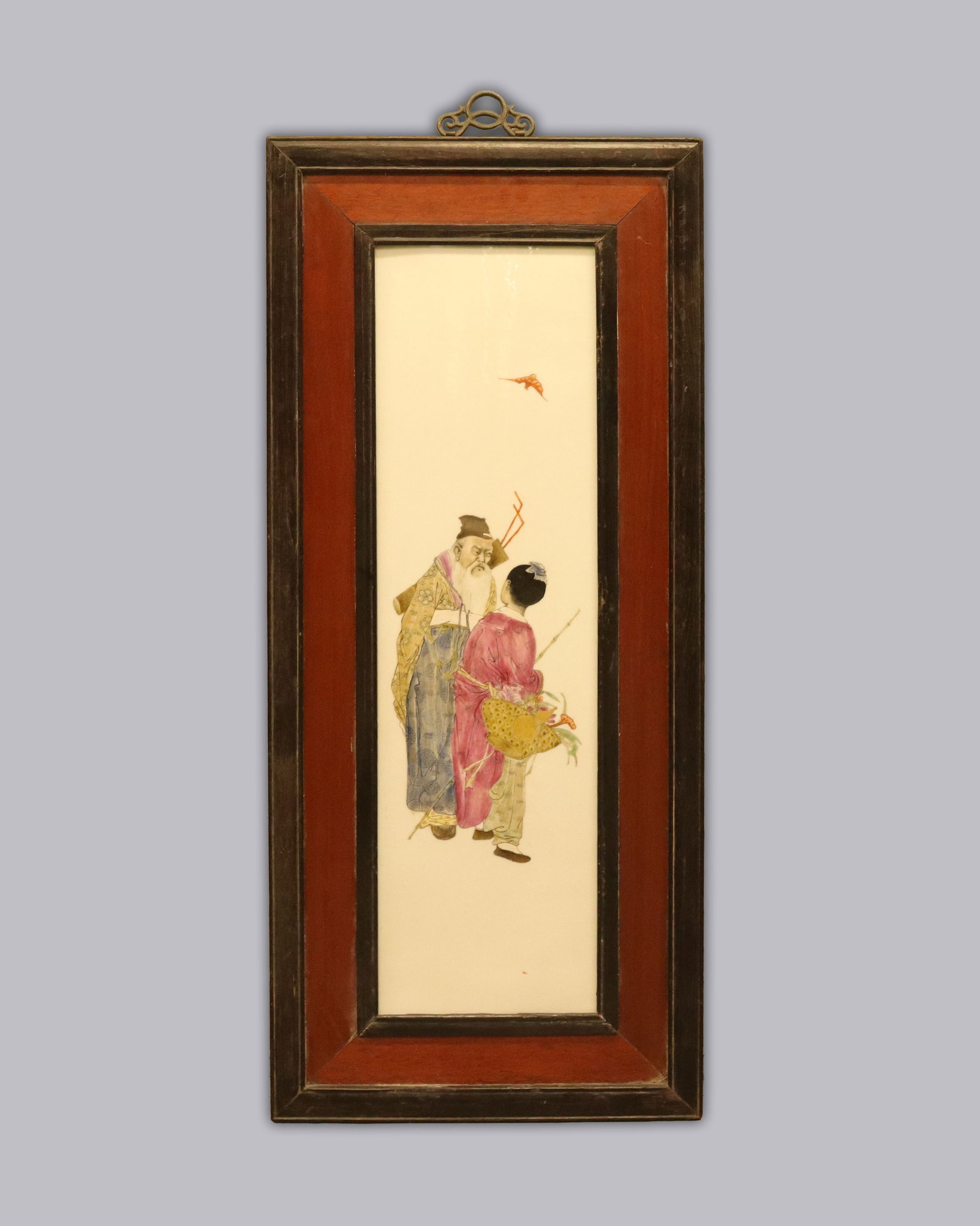 Chinese antique porcelain tile (1 of 6)