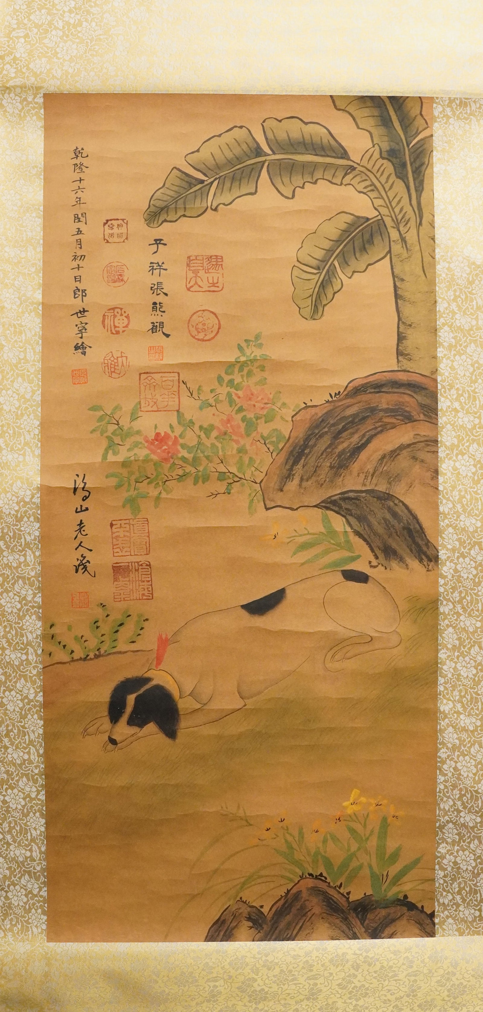 Chinese fine art scroll: Chinese fine art scroll.