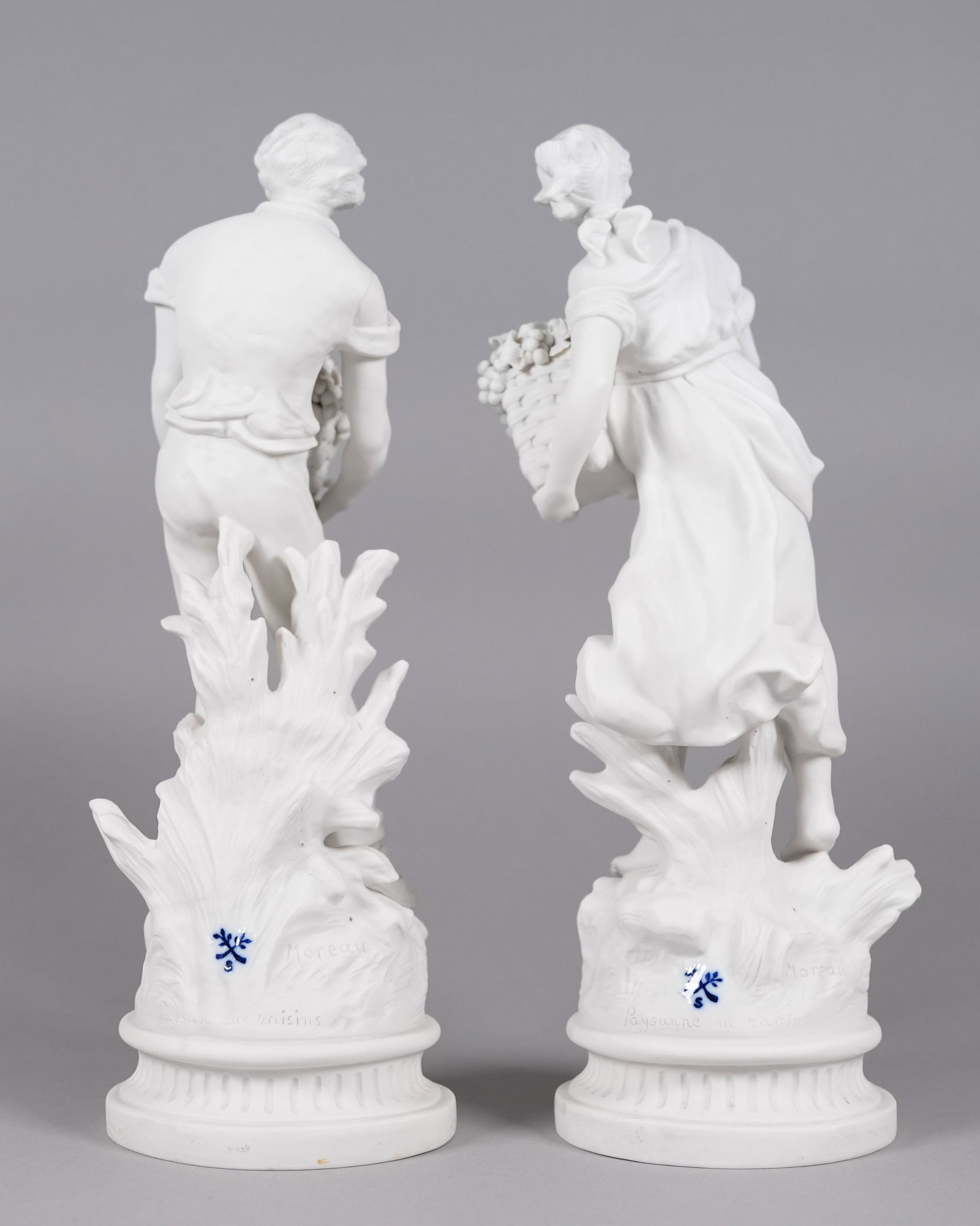2 antique ceramic figure - 4