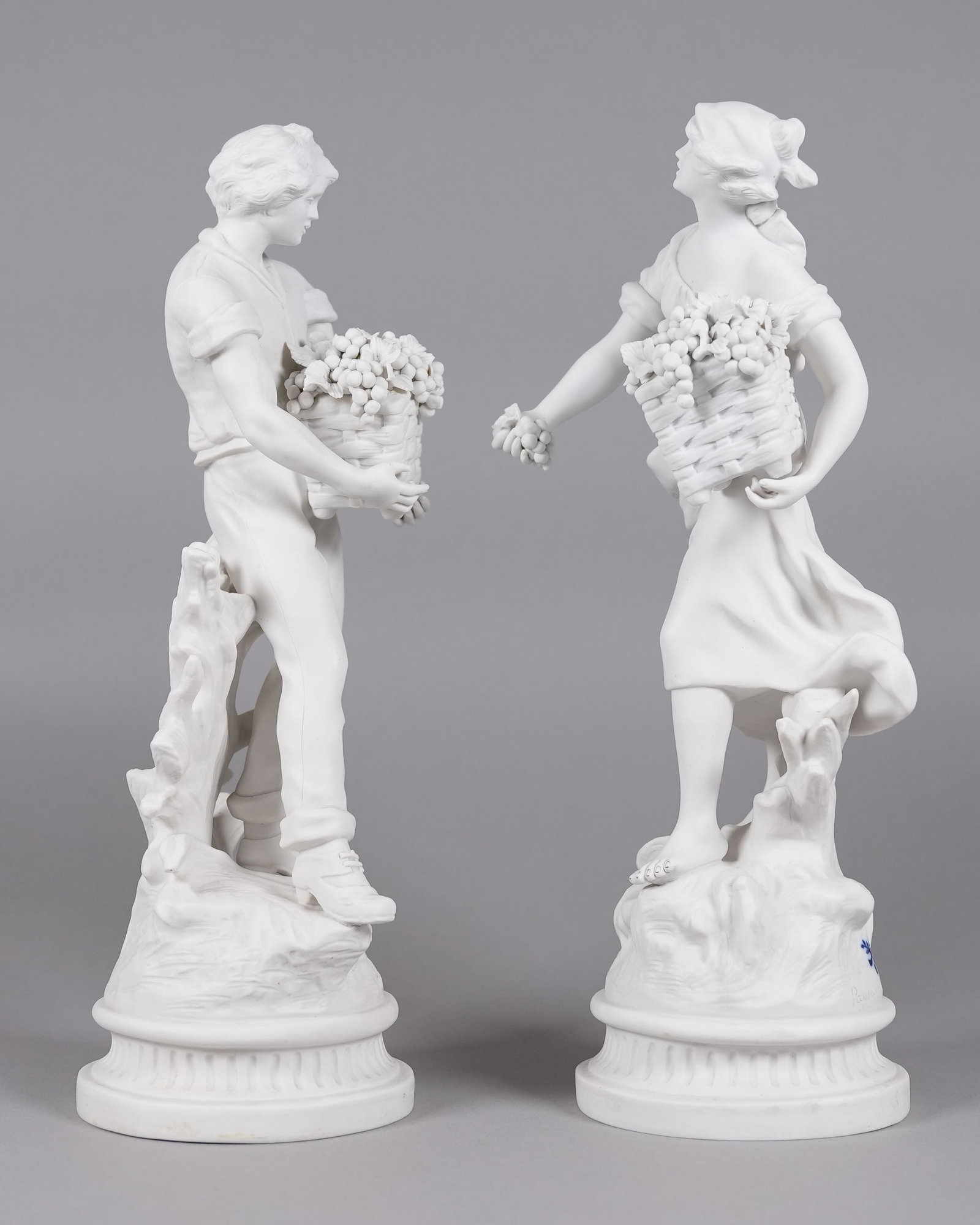 2 antique ceramic figure - 5