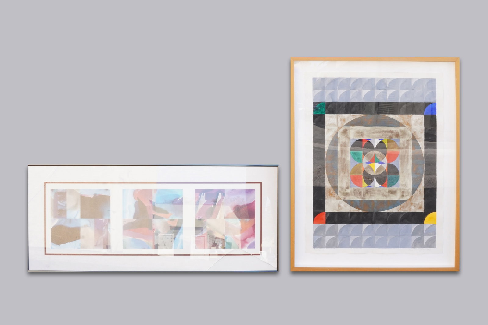 Lots vintage framed art: Lots vintage framed art, one of the glass framed has crack. Condition selling it as is. All sales are final. No return. Largest H: 35" x W: 27.2."