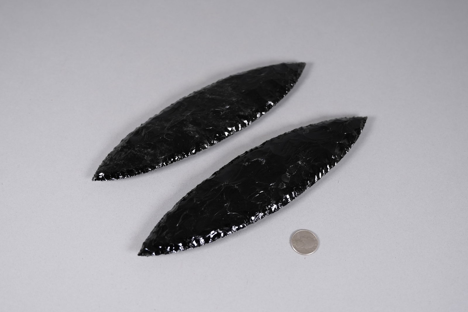 Antique obsidian spearhead - 2