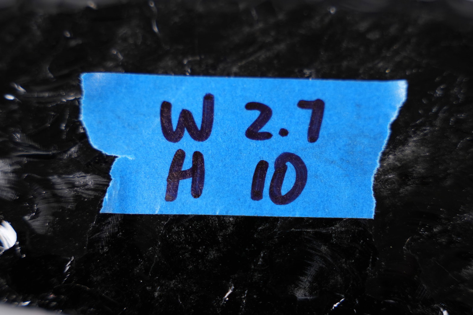 Antique obsidian spearhead - 7