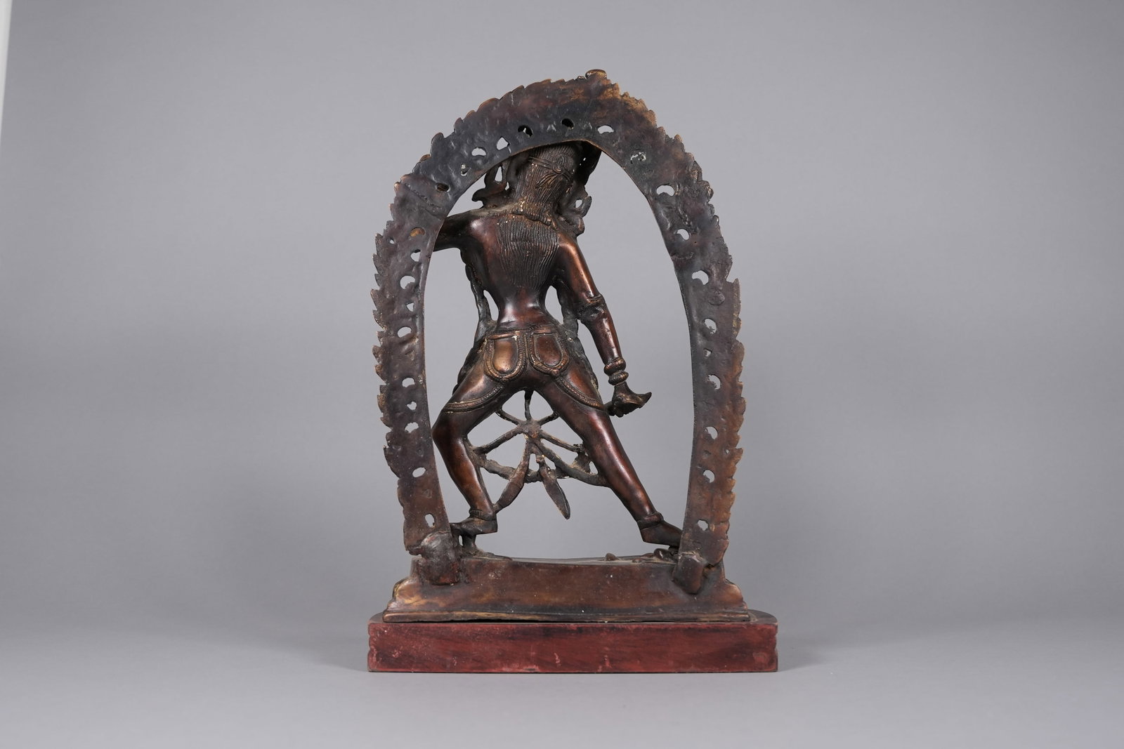 Tibetan antique deity statue - 4