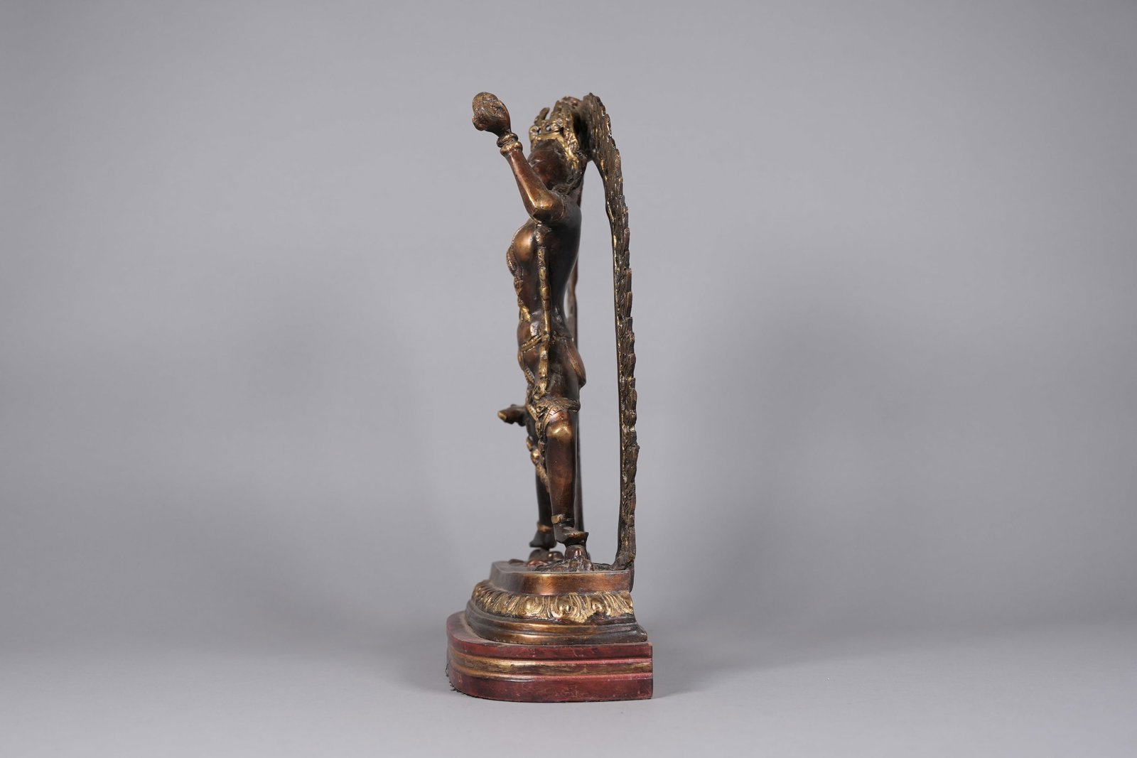Tibetan antique deity statue - 5