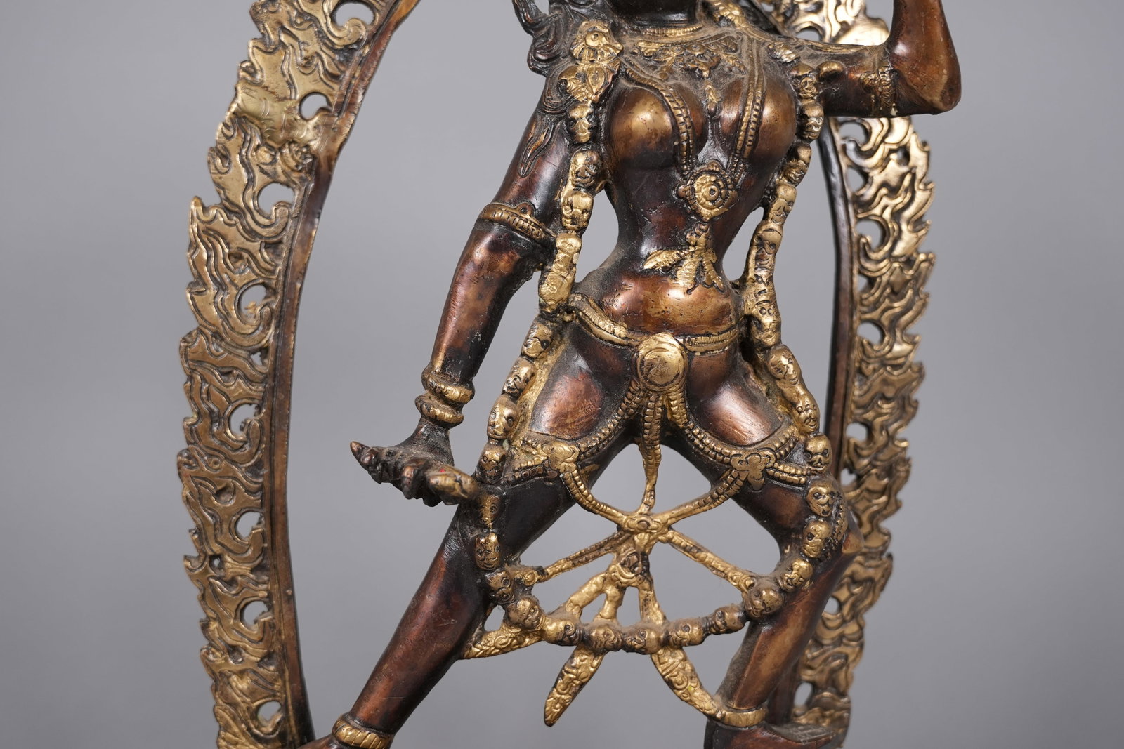 Tibetan antique deity statue - 7