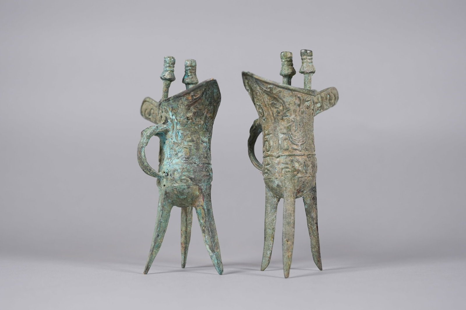Lots Chinese bronze cups (1 of 7)