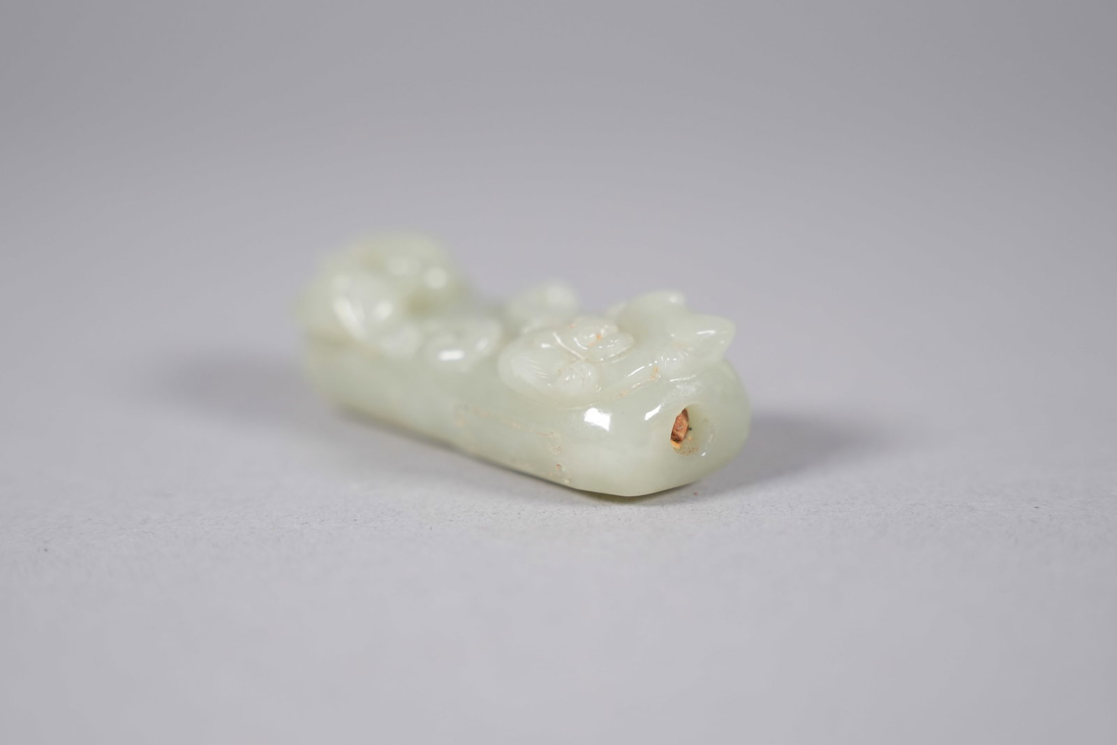 Chinese antique celadon jade - 4